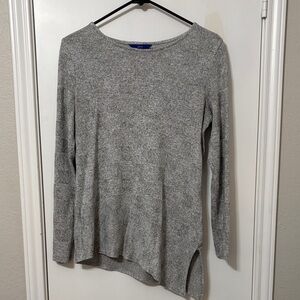 Apt. 9 Heather Gray Knit Top size M